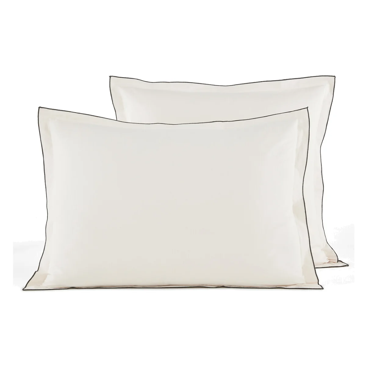 Plain 100% Organic Washed Cotton Muslin 400 Thread Count Pillowcase – image 1