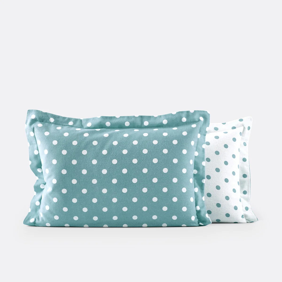 Clarisse Polka Dot 100% Cotton Flannel Pillowcase – image 4