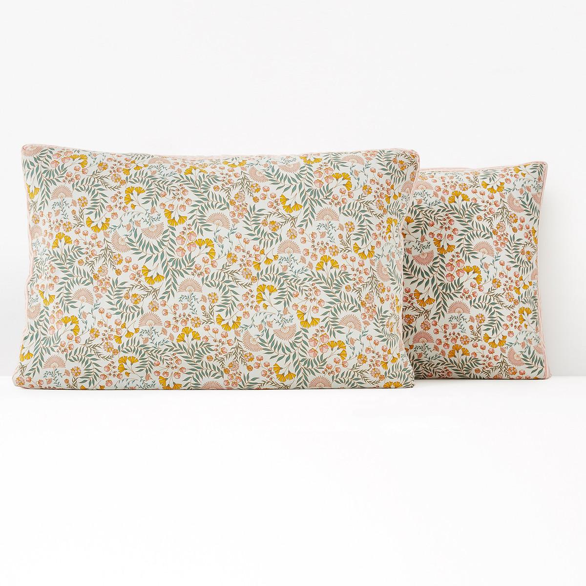 Majari Floral Washed Cotton Pillowcase – image 3