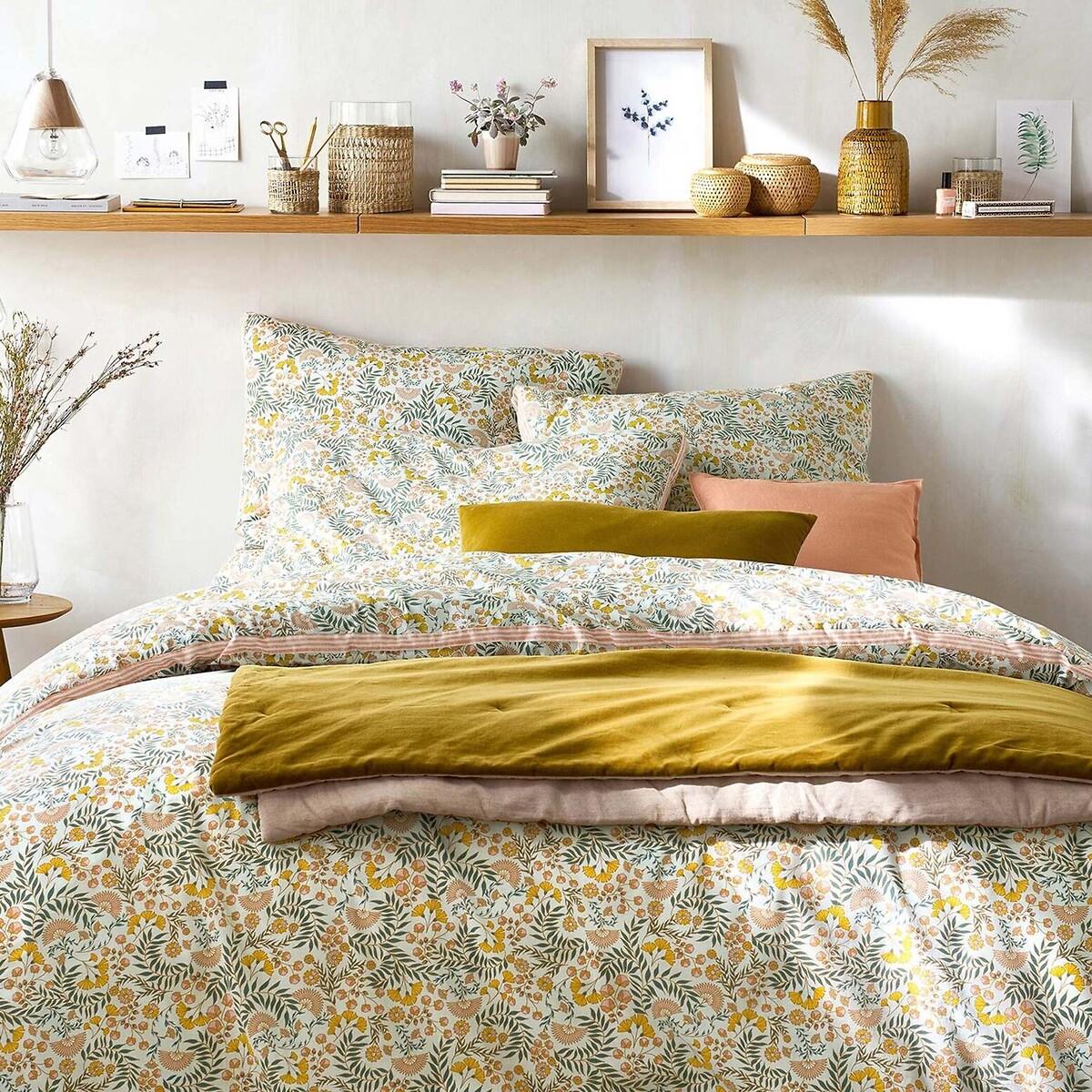 Majari Floral Washed Cotton Pillowcase – image 5
