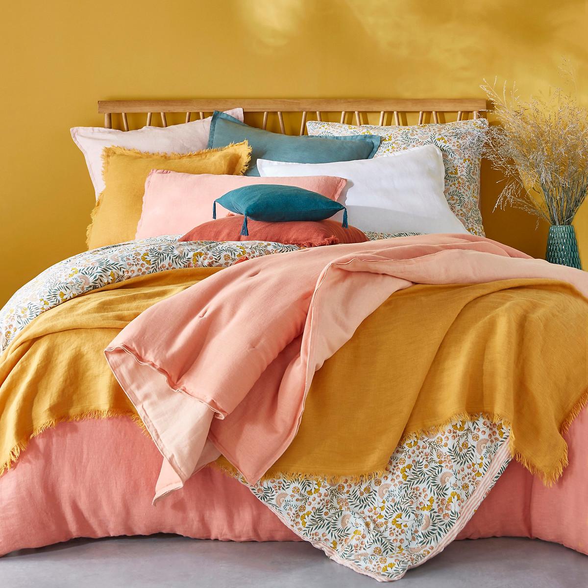 Majari Floral Washed Cotton Pillowcase – image 6