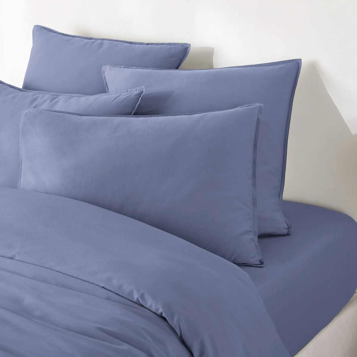 Scenario Plain 100% Washed Cotton Pillowcase – image 2