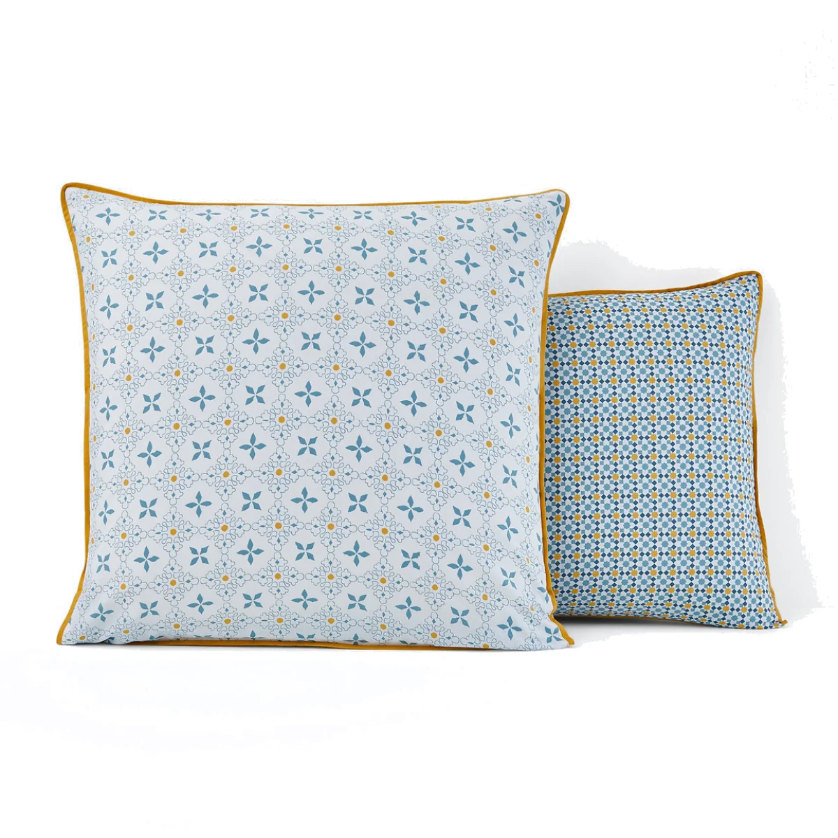 Teyben Floral Tile 100% Cotton Pillowcase – image 1
