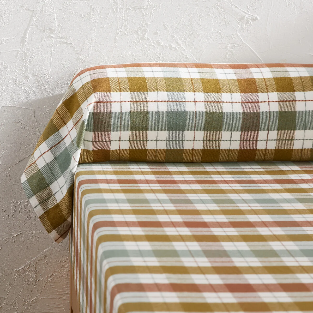 Molgan Brushed Cotton Bolster Pillowcase – image 1