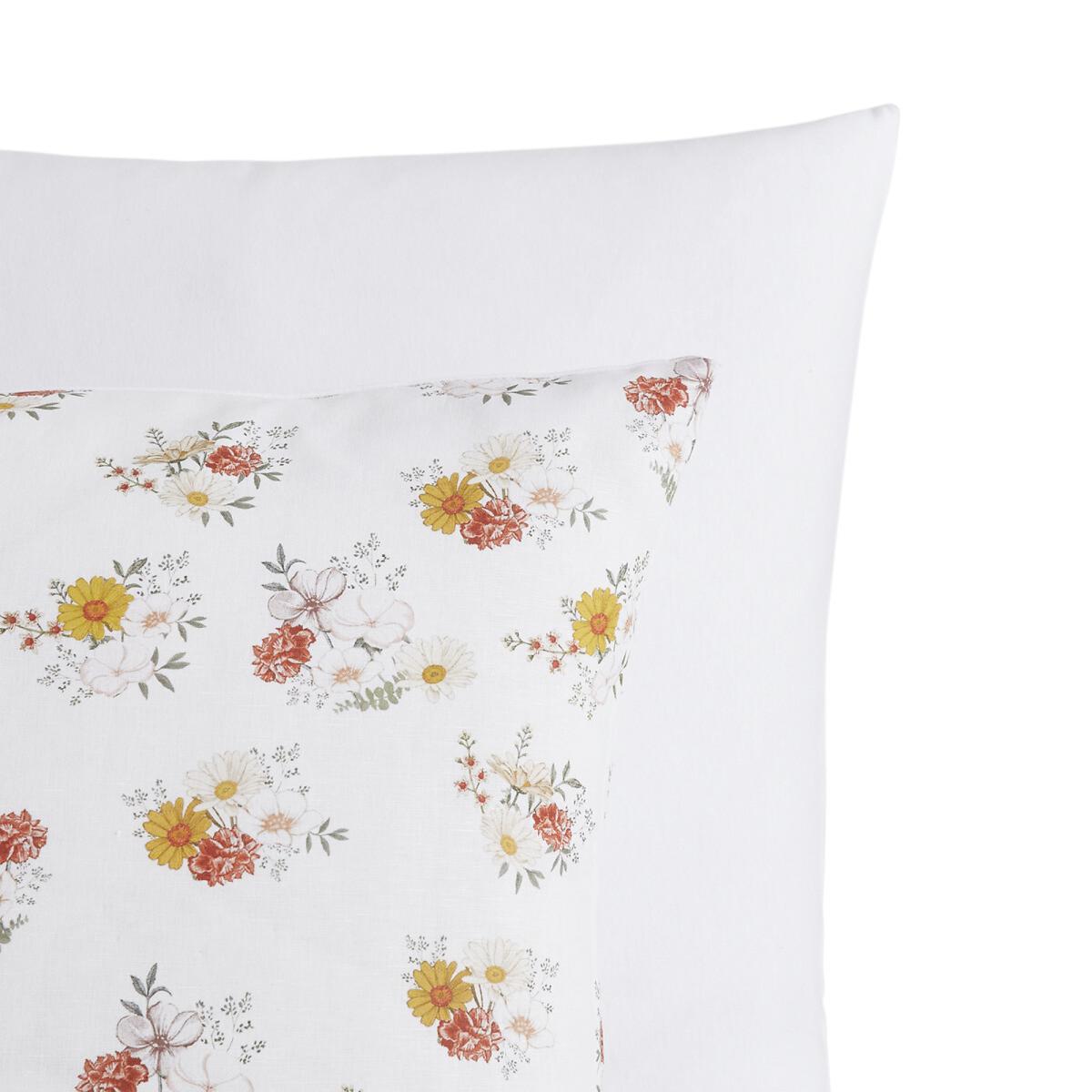 Ahava Linen / Organic Cotton Floral Pillowcase – image 3