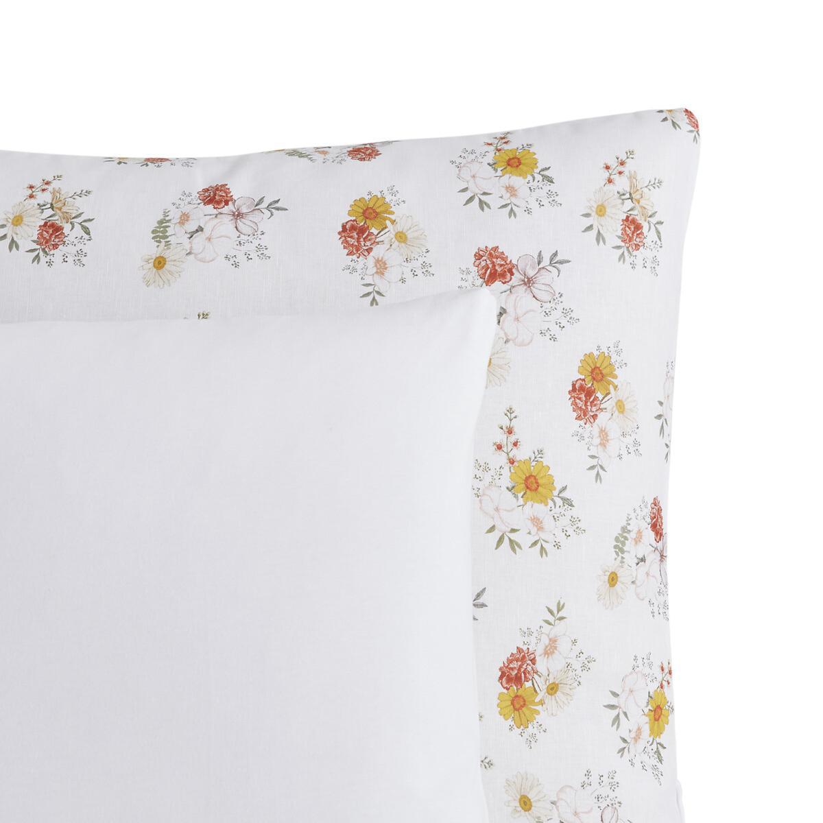 Ahava Linen / Organic Cotton Floral Pillowcase – image 4