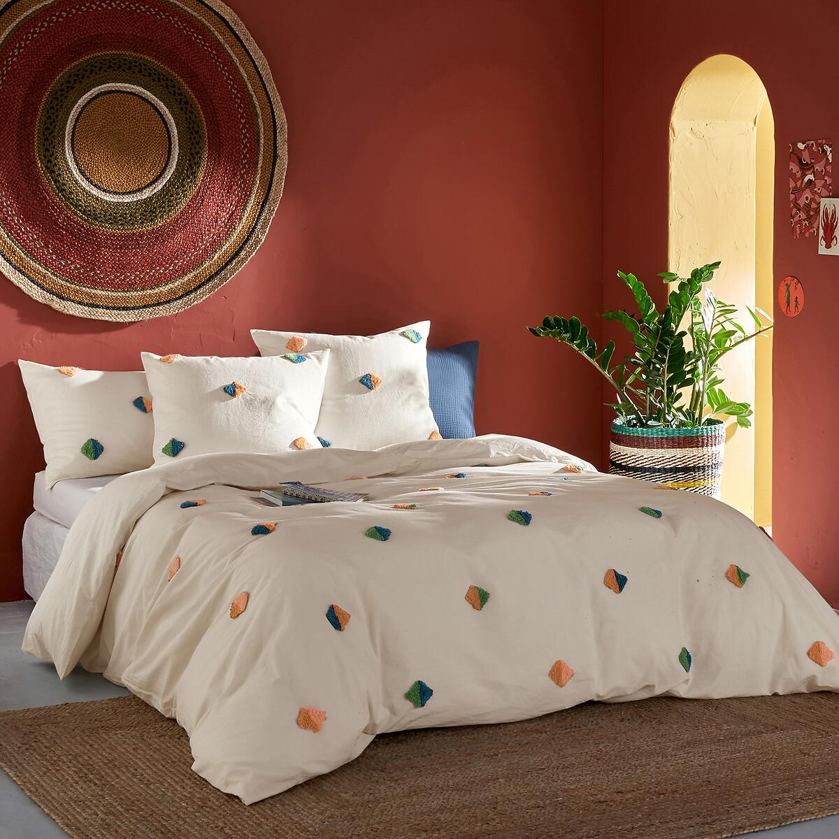 Mentilla Tufted Diamond 100% Cotton Pillowcase – image 7