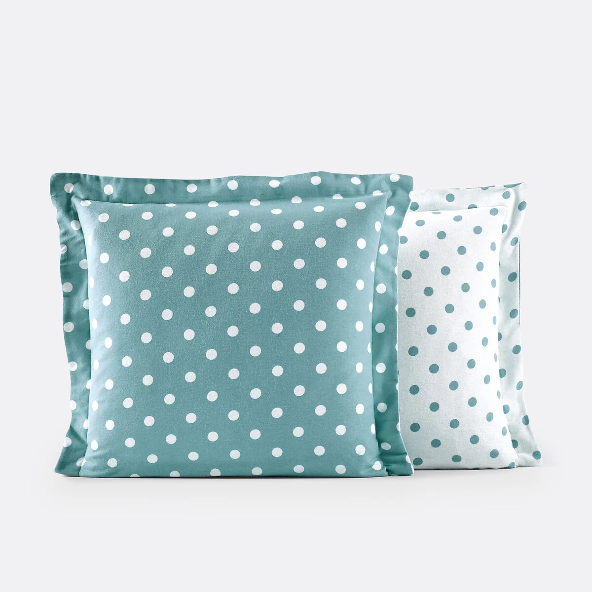 Clarisse Polka Dot Brushed Cotton Pillowcase – image 2