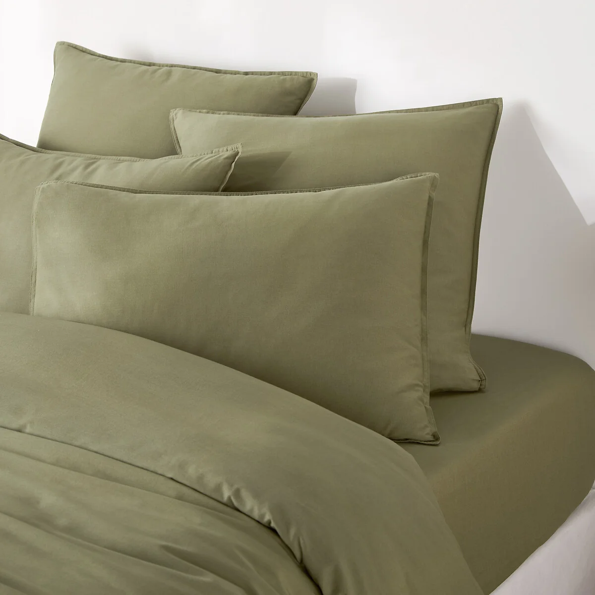 Scenario Plain 100% Washed Cotton Pillowcase – image 6