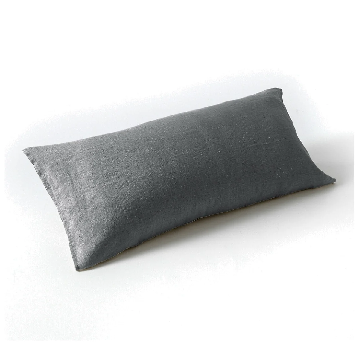 Elina 100% Washed Linen Bolster Pillowcase – image 1