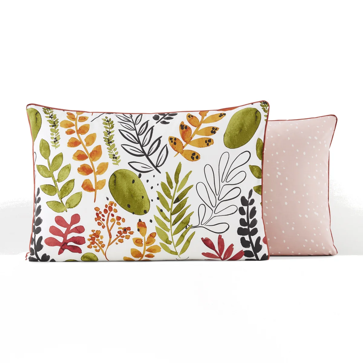 Palm Spring Floral 100% Cotton Percale 200 Thread Count Pillowcase – image 1