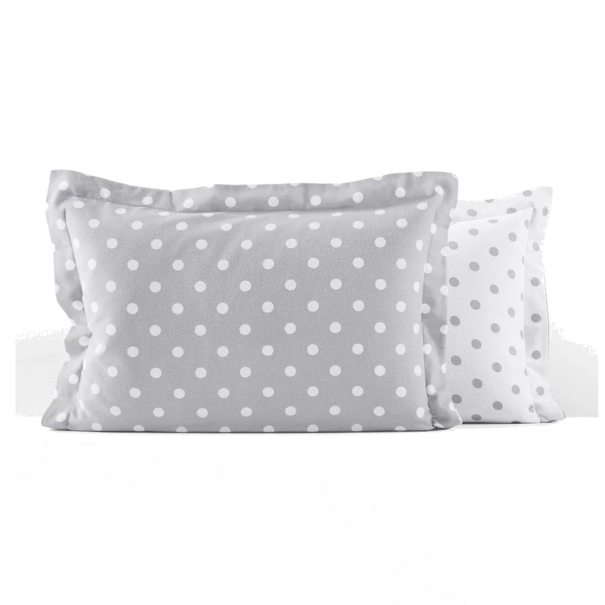 Clarisse Polka Dot 100% Cotton Flannel Pillowcase – image 1