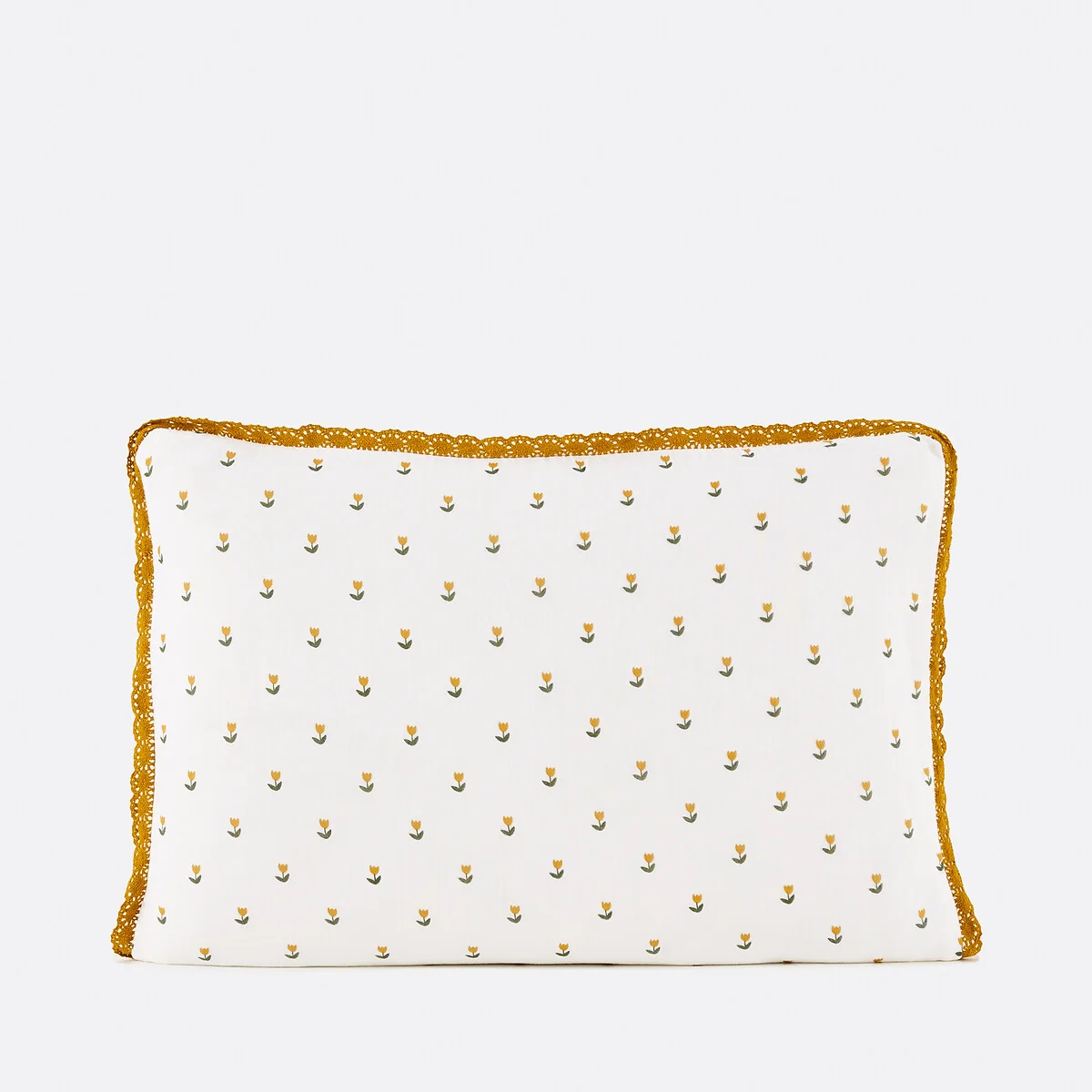 Tulipe Floral 100% Cotton Muslin Pillowcase – image 2