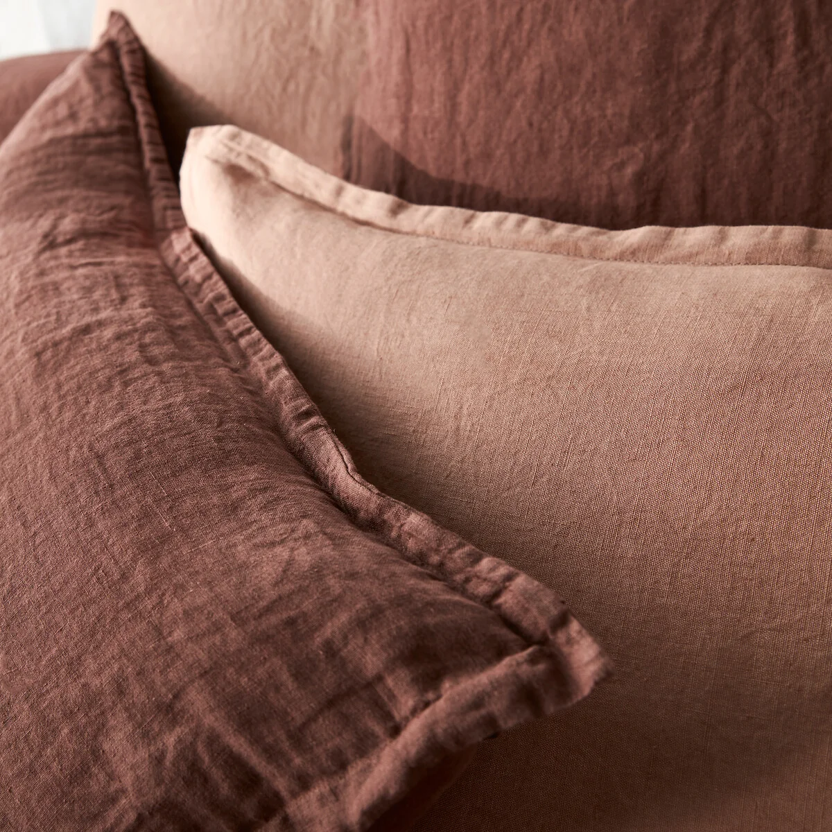 Linot Plain 100% Washed Linen Pillowcase – image 6