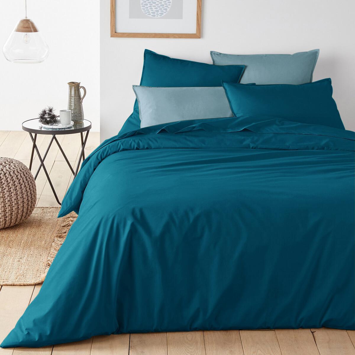 Plain Organic Cotton Percale Bolster Pillowcase – image 2