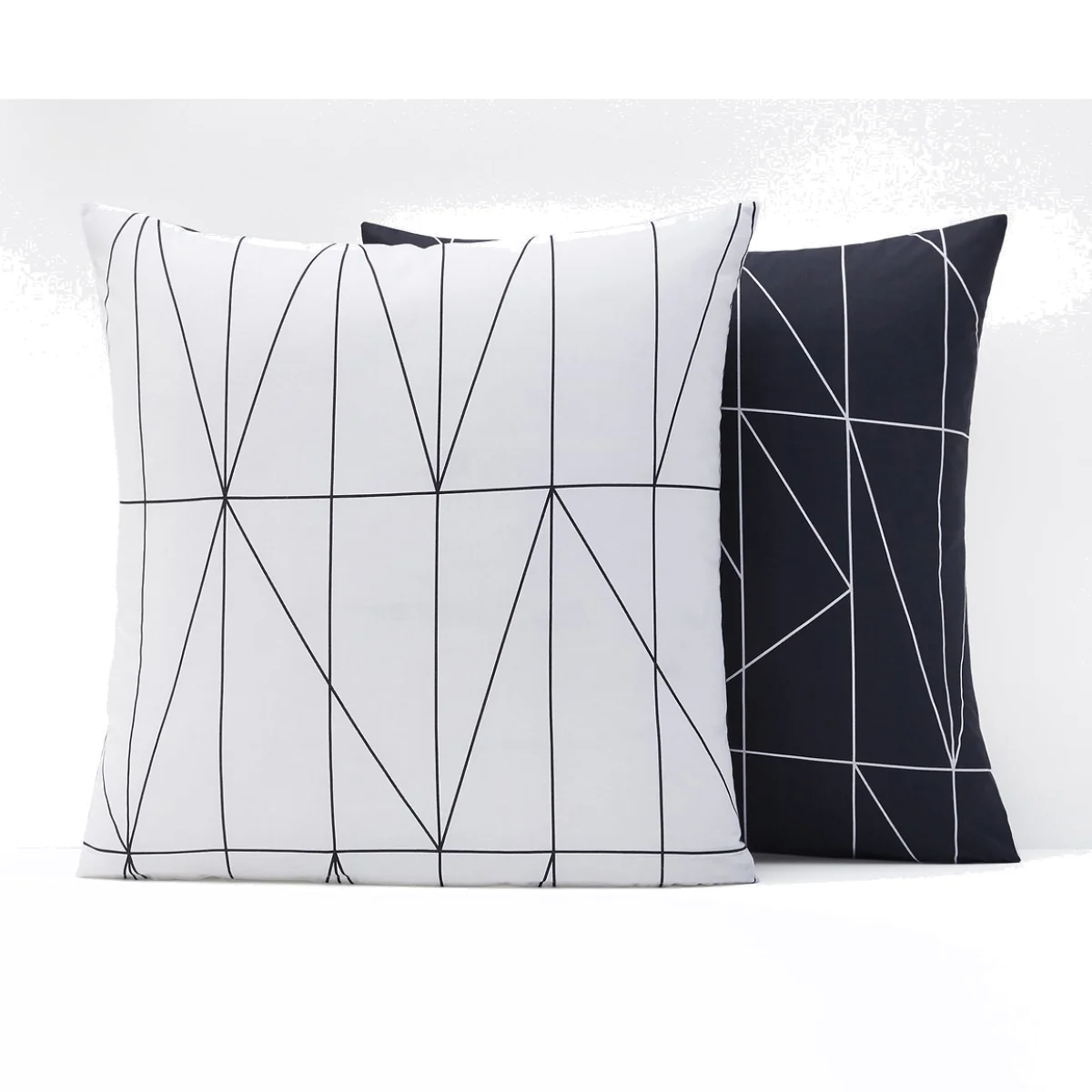 Shapes Geometric 100% Cotton Pillowcase – image 1