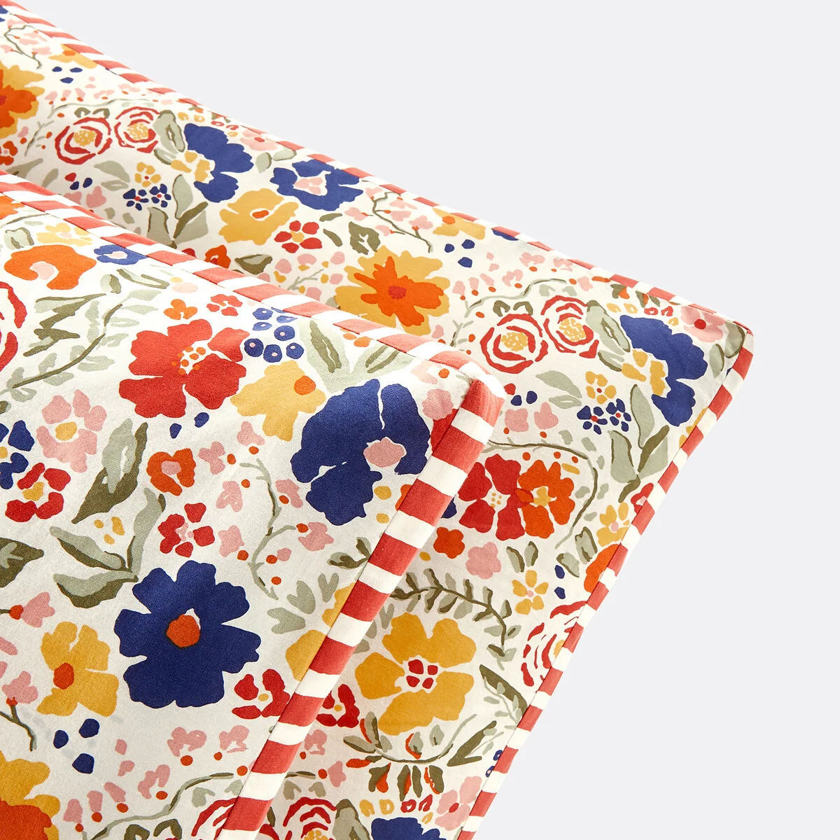 Misène Floral 100% Washed Cotton Pillowcase – image 4