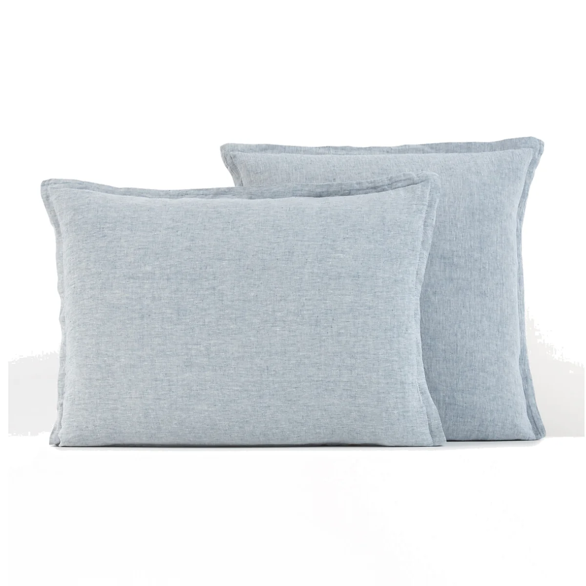 Linot Plain 100% Washed Linen Pillowcase – image 1