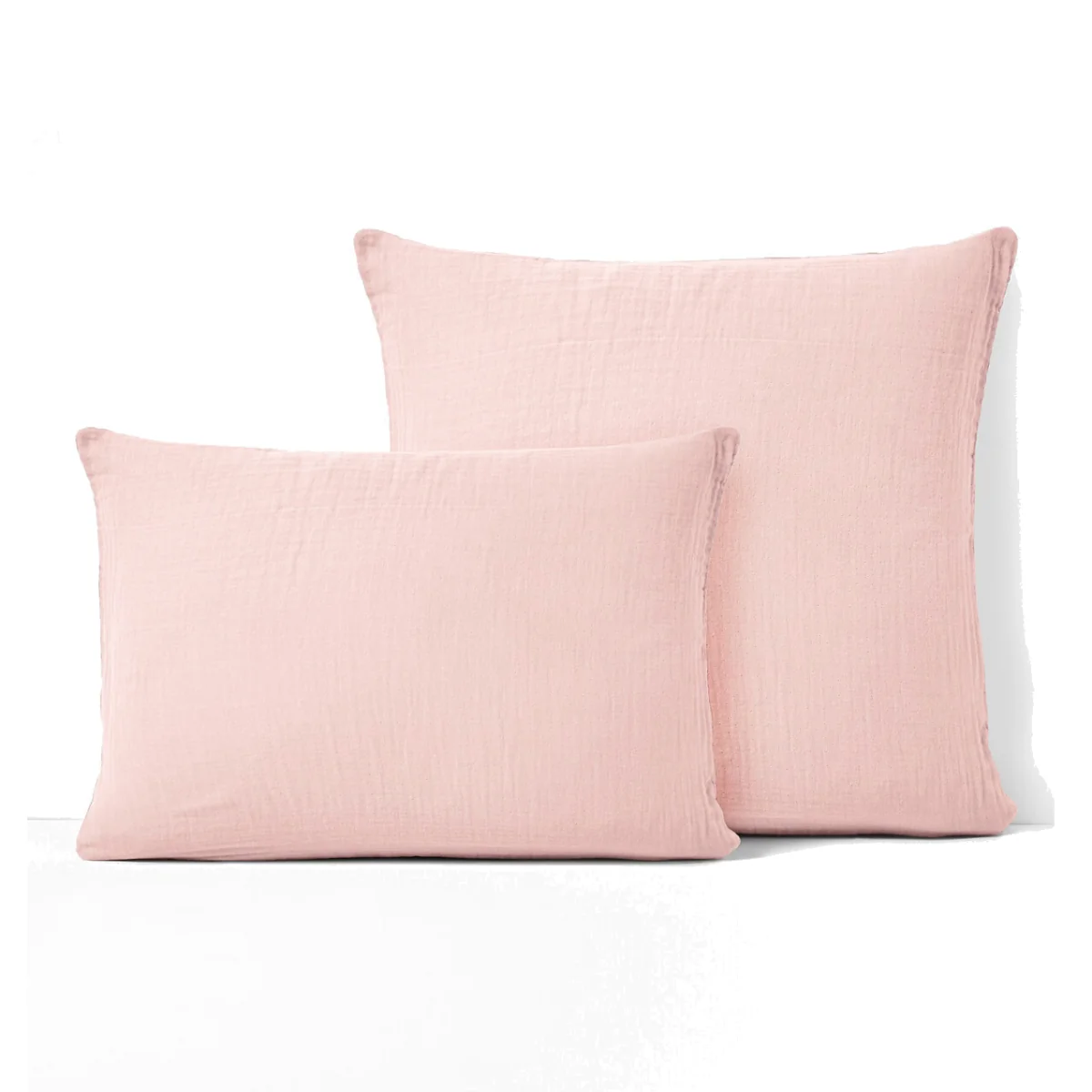 Kumla Plain Cotton Muslin Pillowcase – image 1