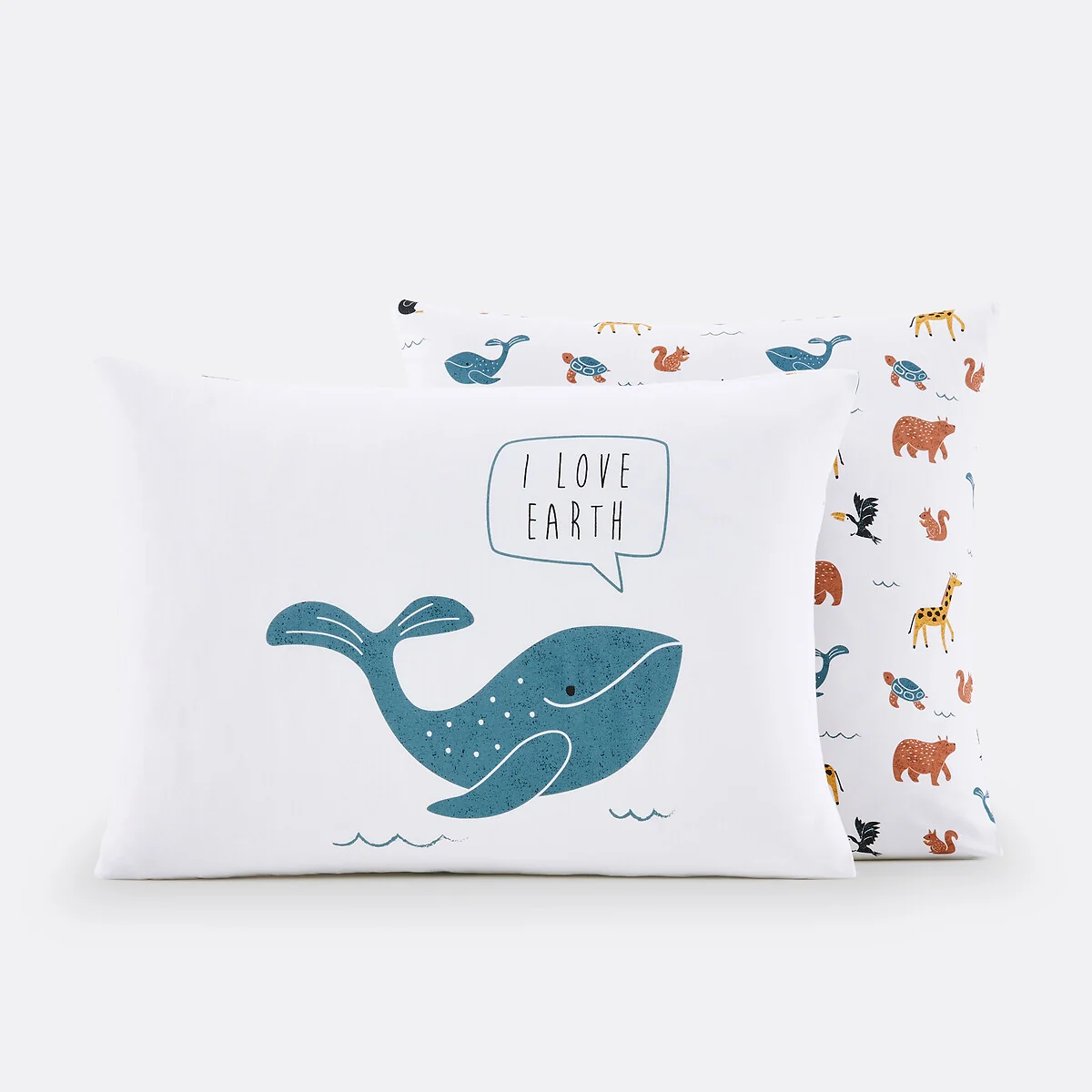 Earth Square Pillowcase in Organic Cotton – image 2