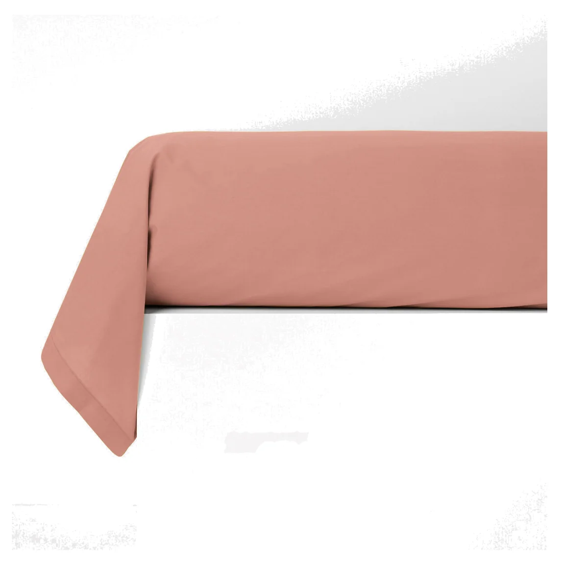 Best Quality Plain 100% Cotton Percale 200 Thread Count Bolster Pillowcase – image 1