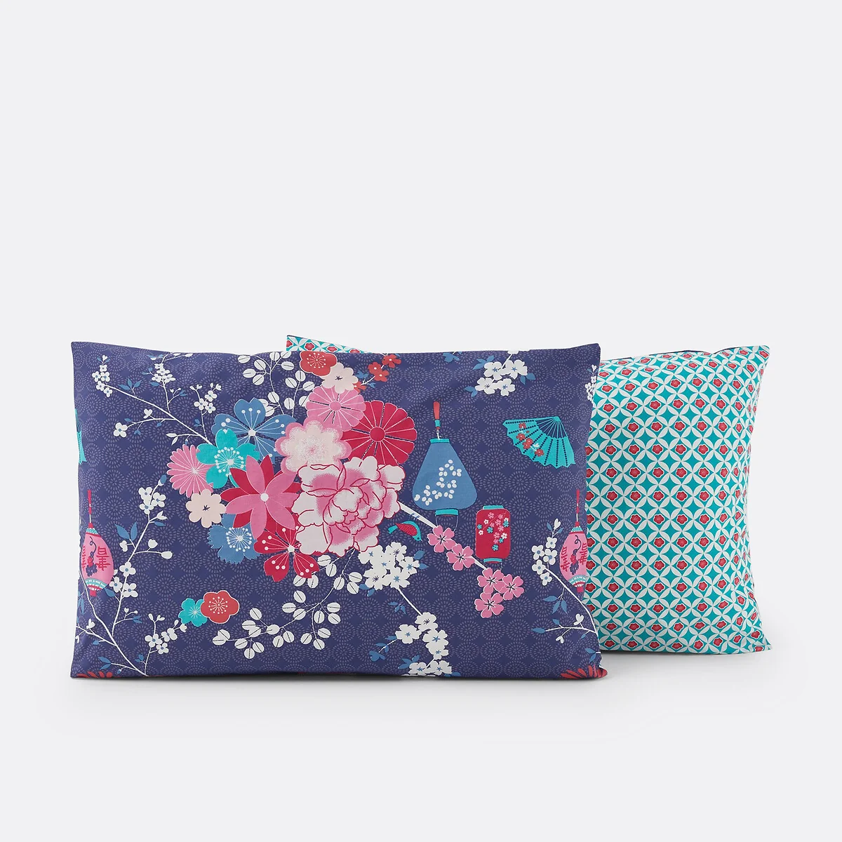 Miss Shanghai Oriental Floral 100% Cotton Pillowcase – image 4