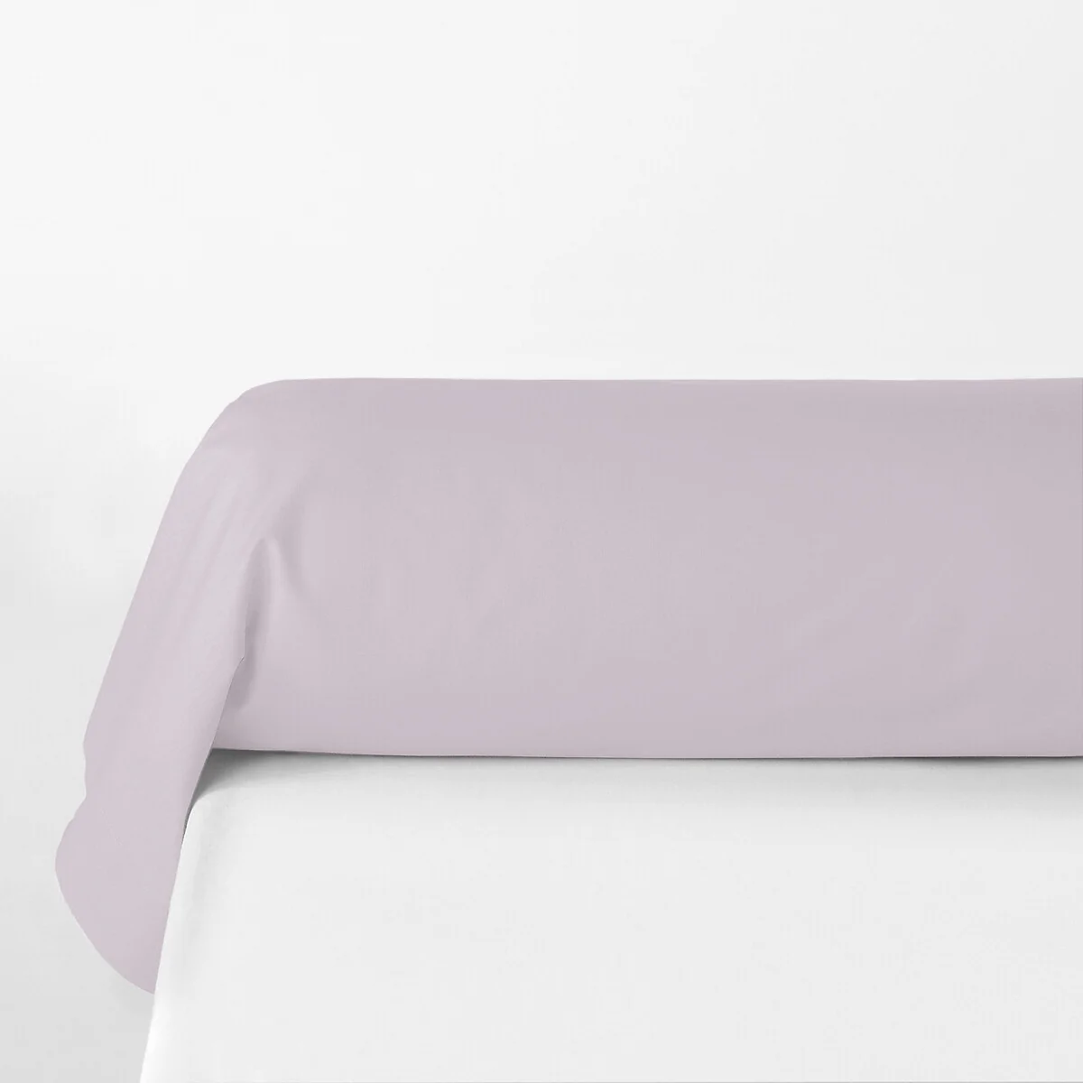 Scenario Plain Polycotton Bolster Pillowcase – image 1