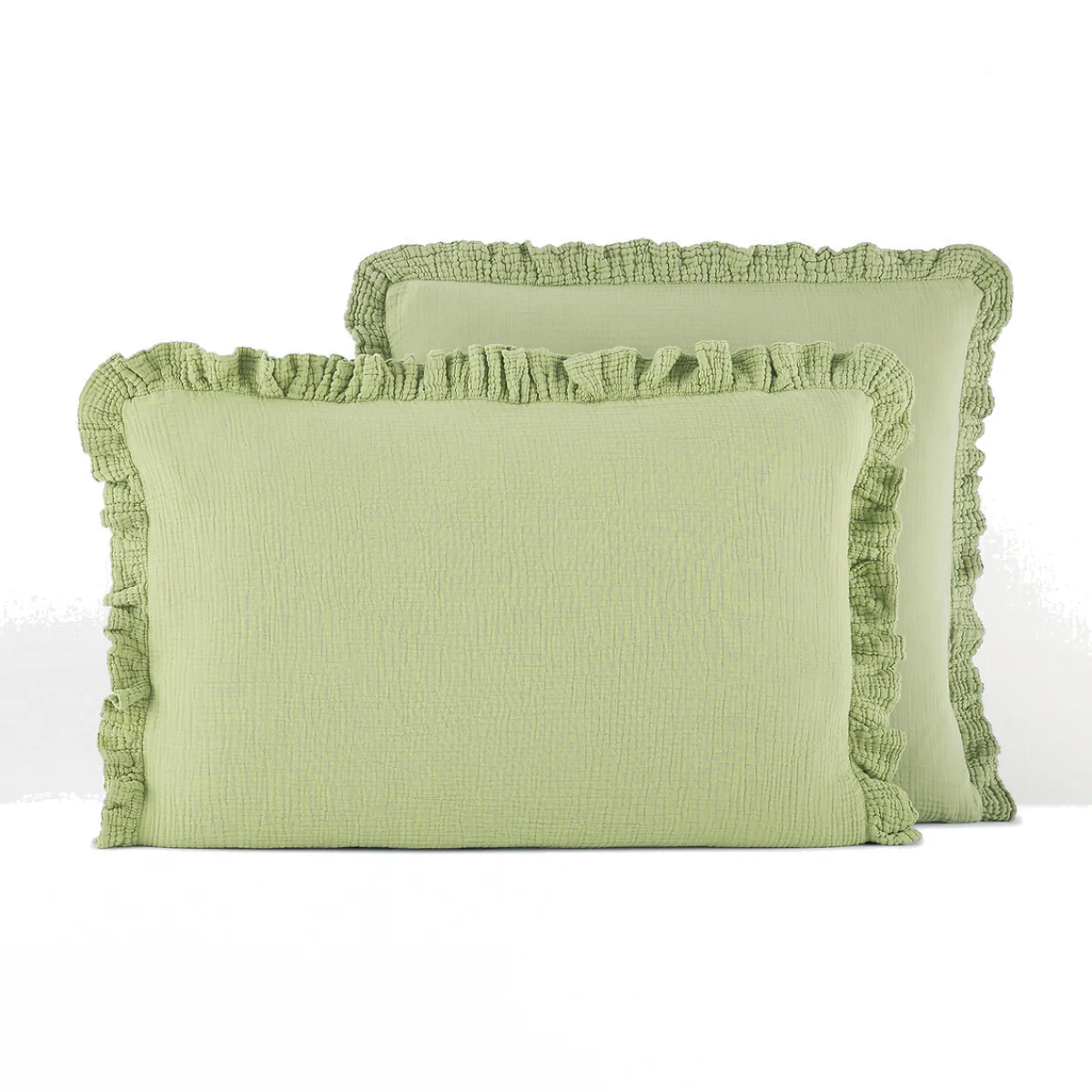 Kumla Plain 100% Cotton Muslin Pillowcase – image 1