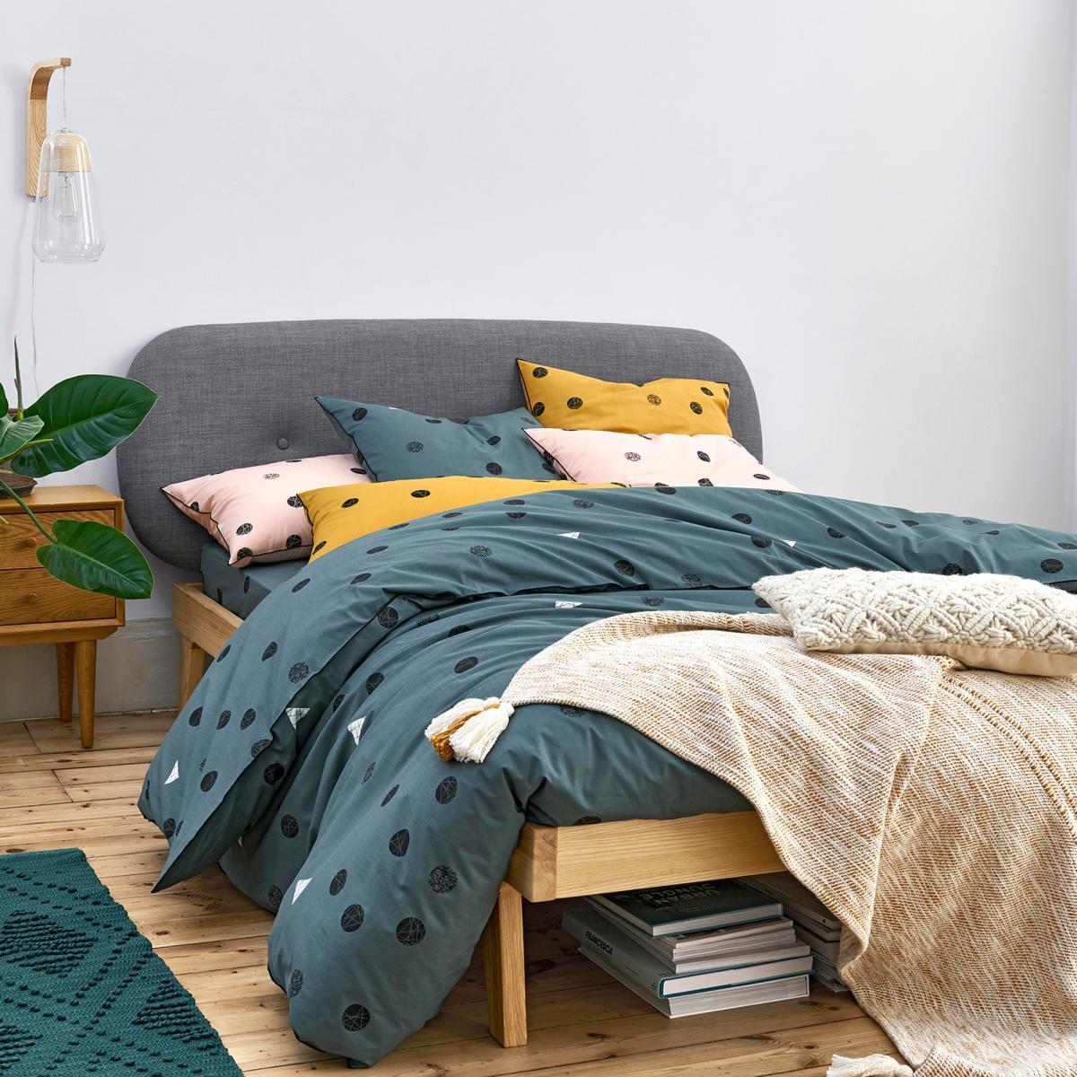 Bellvik Geometric Cotton Percale Pillowcase – image 3