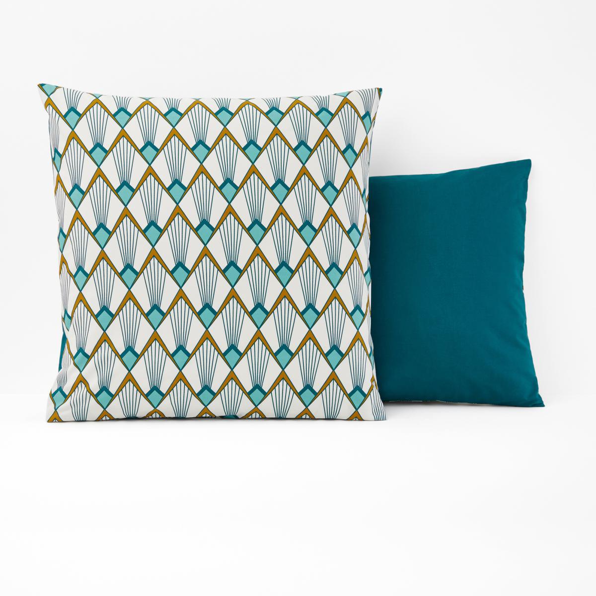 Elisa Art Deco Cotton Percale Pillowcase – image 2