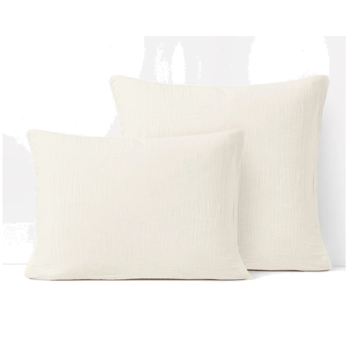 Kumla Plain 100% Cotton Muslin Pillowcase – image 1