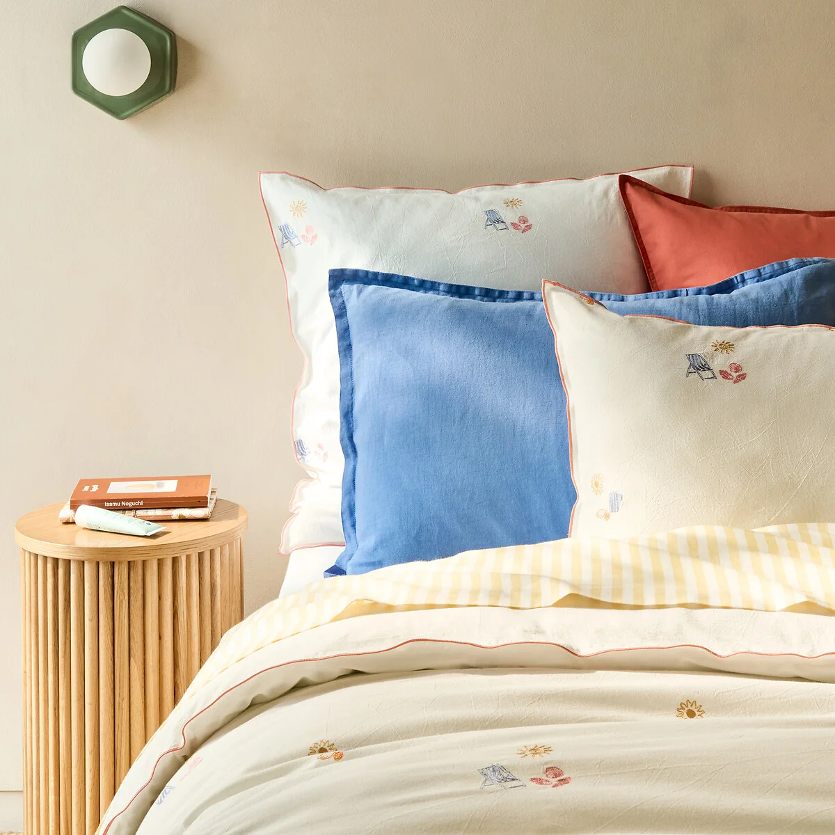 Somero Embroidered Cotton Vintage Pillowcase – image 2