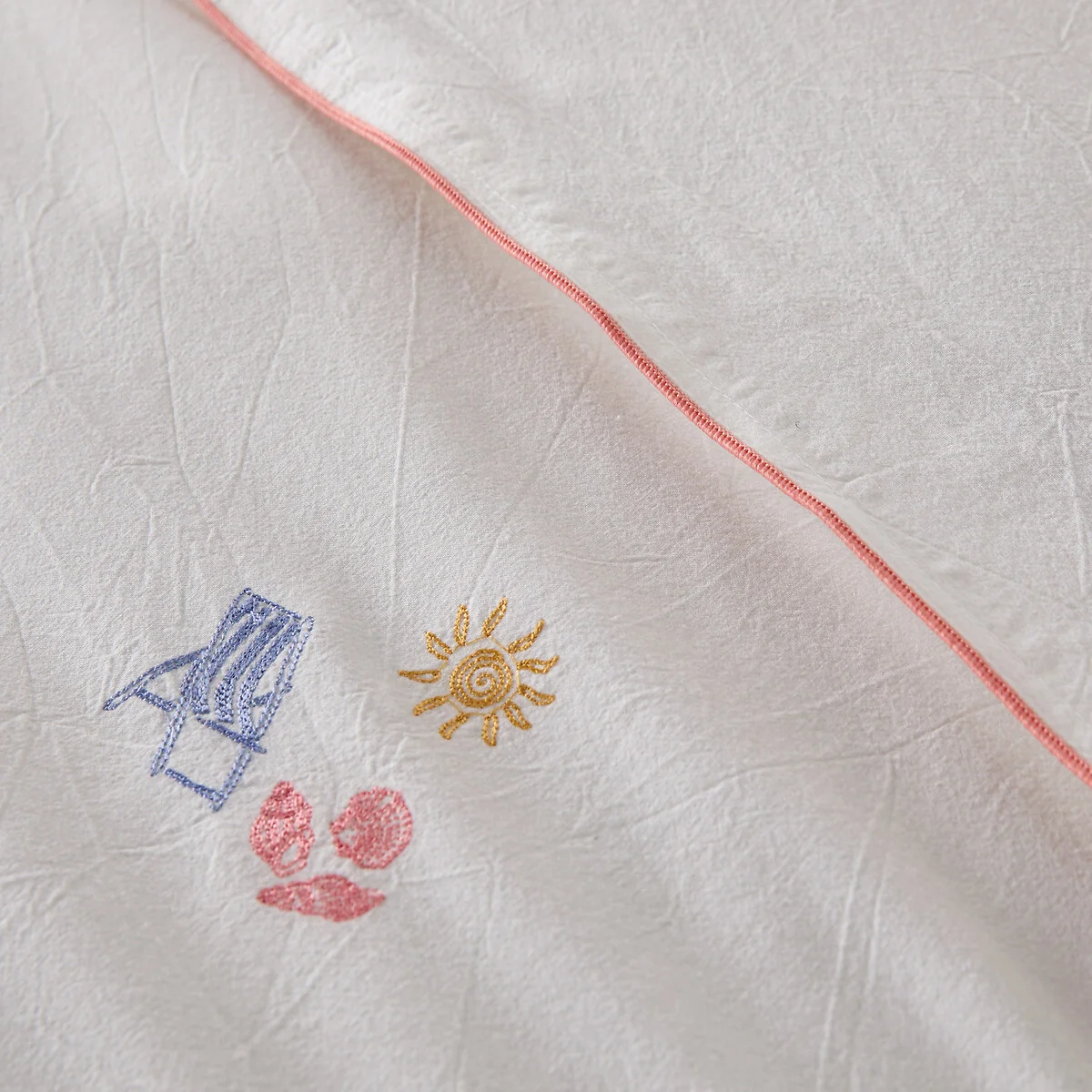 Somero Embroidered Cotton Vintage Pillowcase – image 5