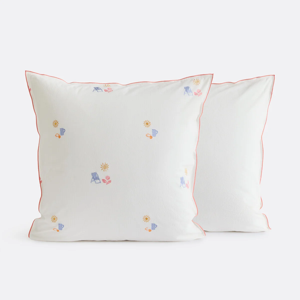 Somero Embroidered Cotton Vintage Pillowcase – image 6