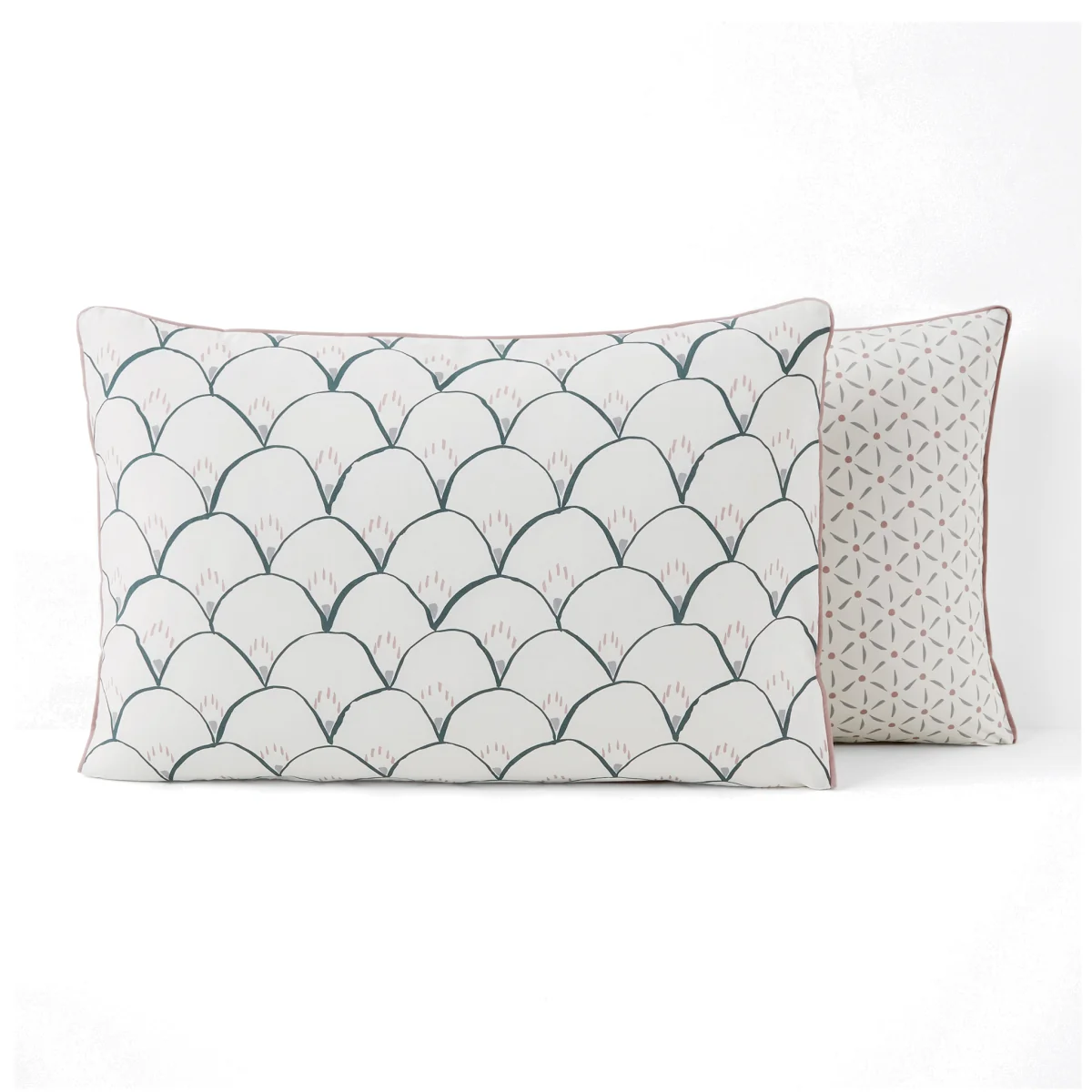 Elka Scales 100% Cotton Percale 200 Thread Count Pillowcase – image 1