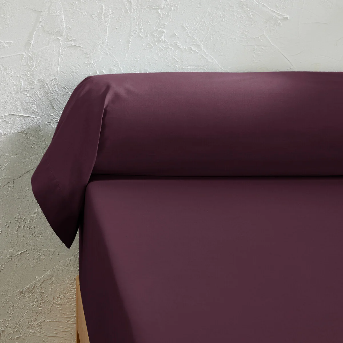 Best Quality Plain 100% Cotton Percale 200 Thread Count Bolster Pillowcase – image 1