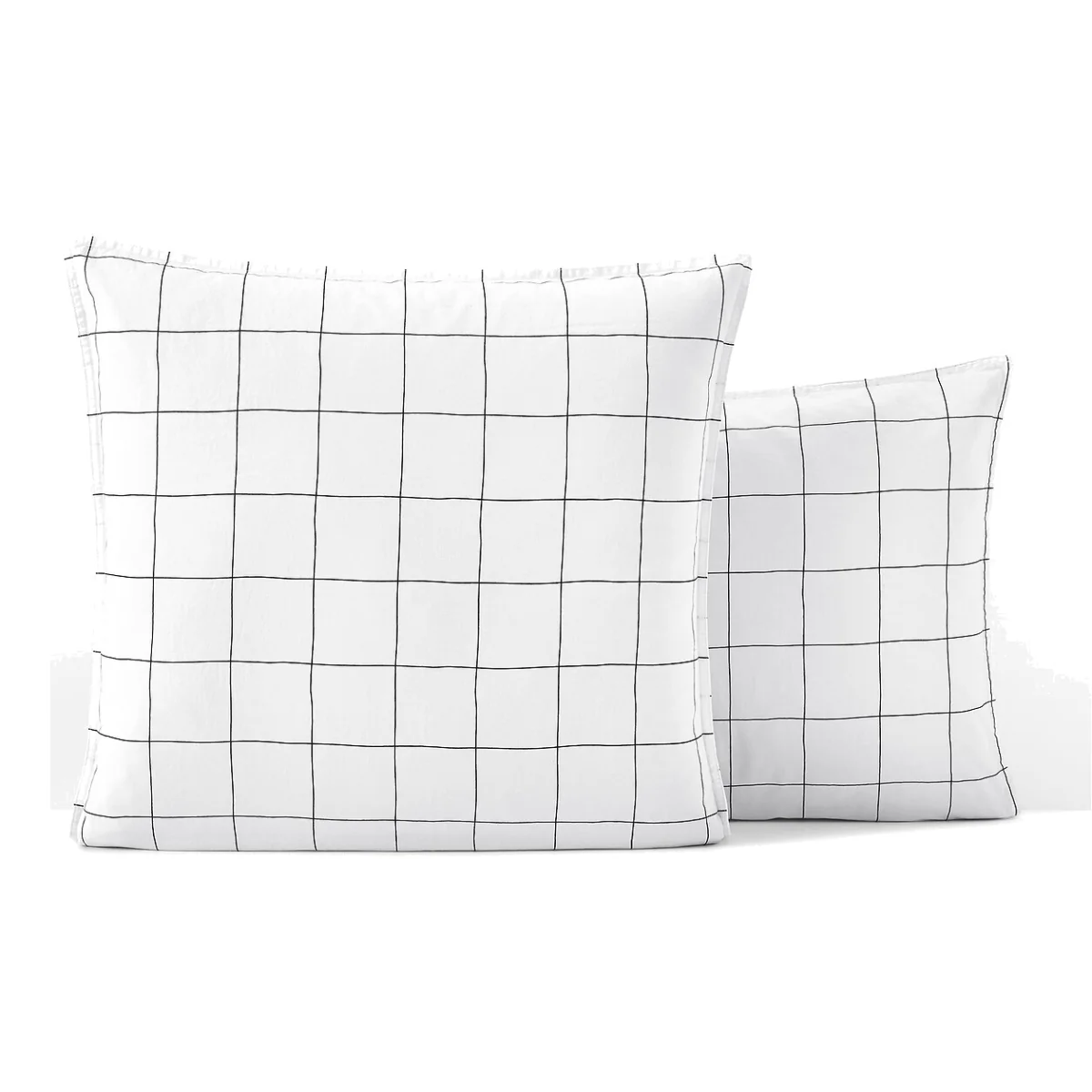 Monille Striped 100% Washed Cotton Pillowcase – image 1