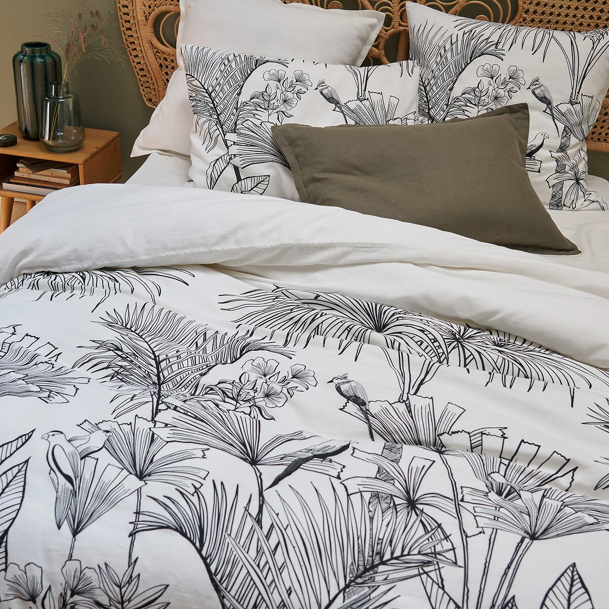 Jalapao Jungle Washed Cotton Linen Pillowcase – image 3