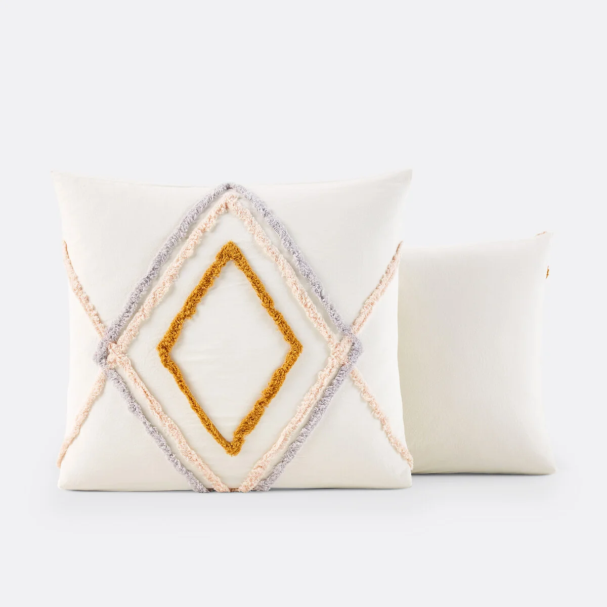 Cotama Geometric Tufted 100% Cotton Pillowcase – image 2