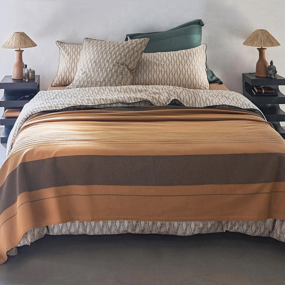 Sonora Geometric 100% Cotton Percale 200 Thread Count Pillowcase – image 3