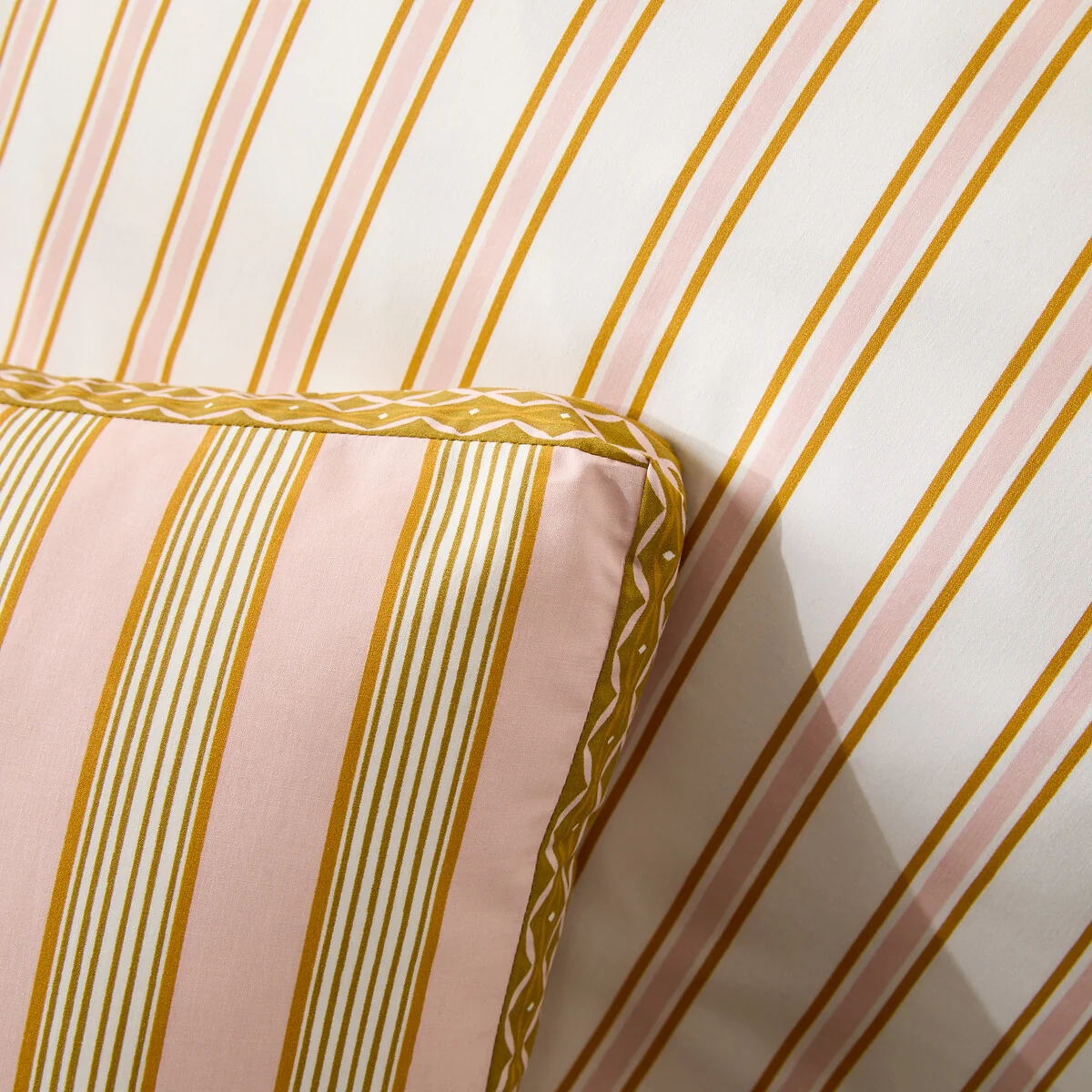 Alison Striped Cotton Percale Pillowcase – image 4