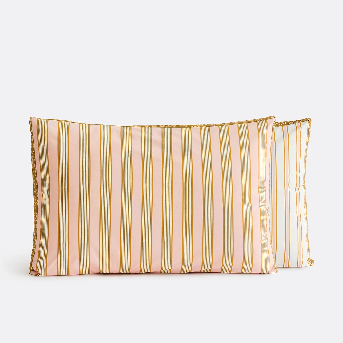 Alison Striped Cotton Percale Pillowcase – image 6