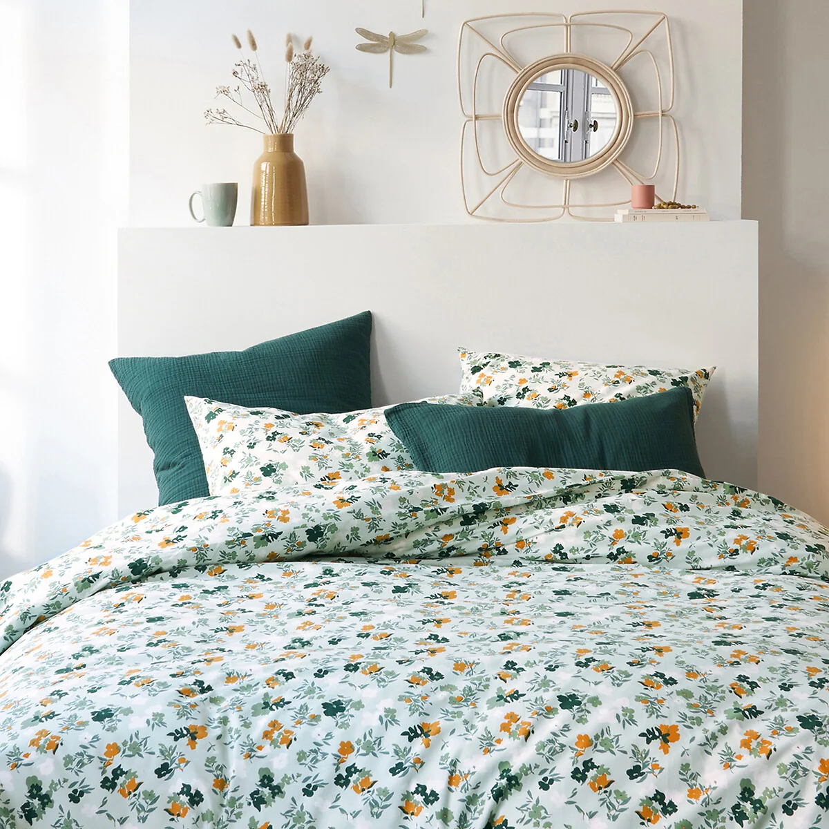 Voladores Floral 100% Cotton Percale 200 Thread Count Pillowcase – image 3