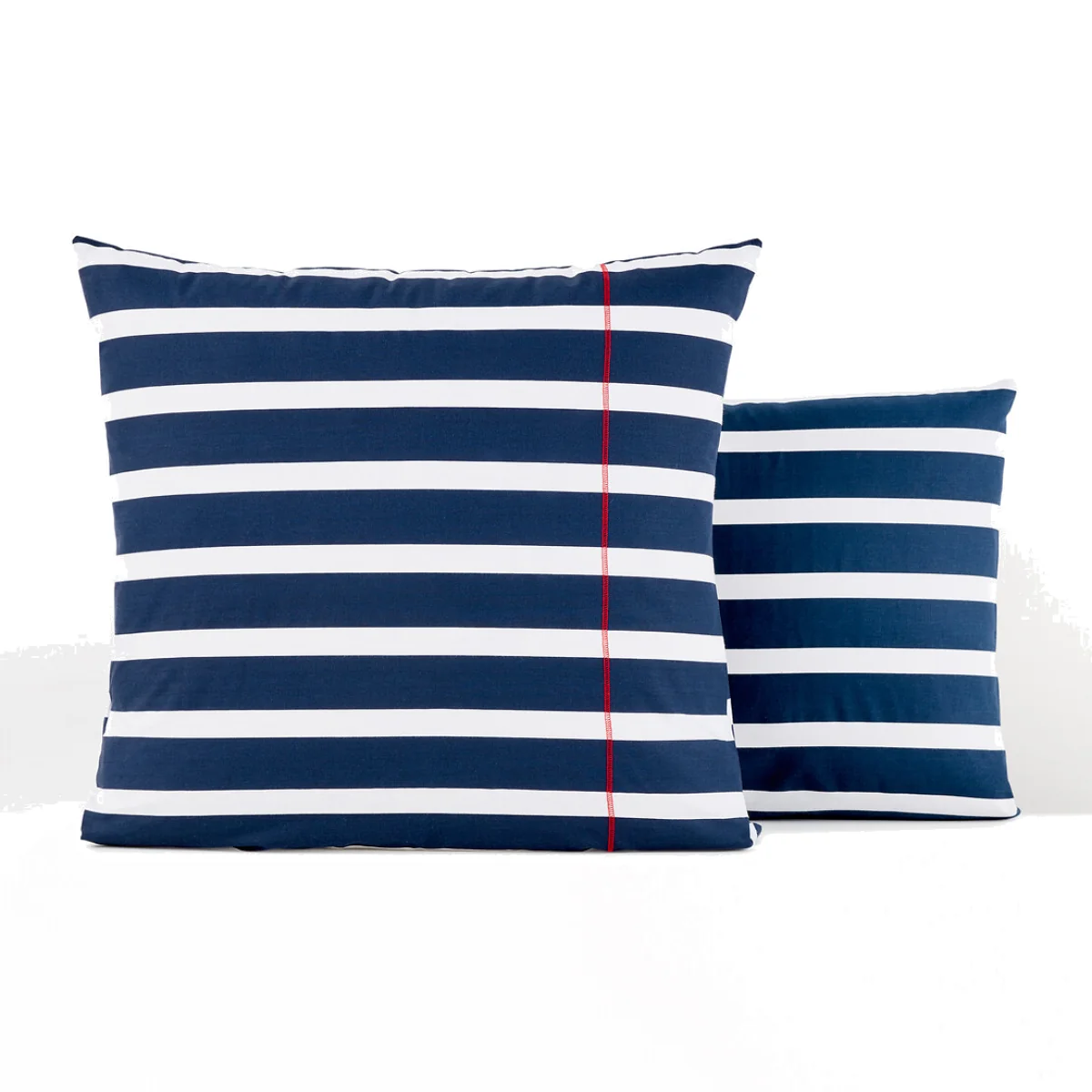 Malo Striped 100% Cotton Pillowcase – image 1