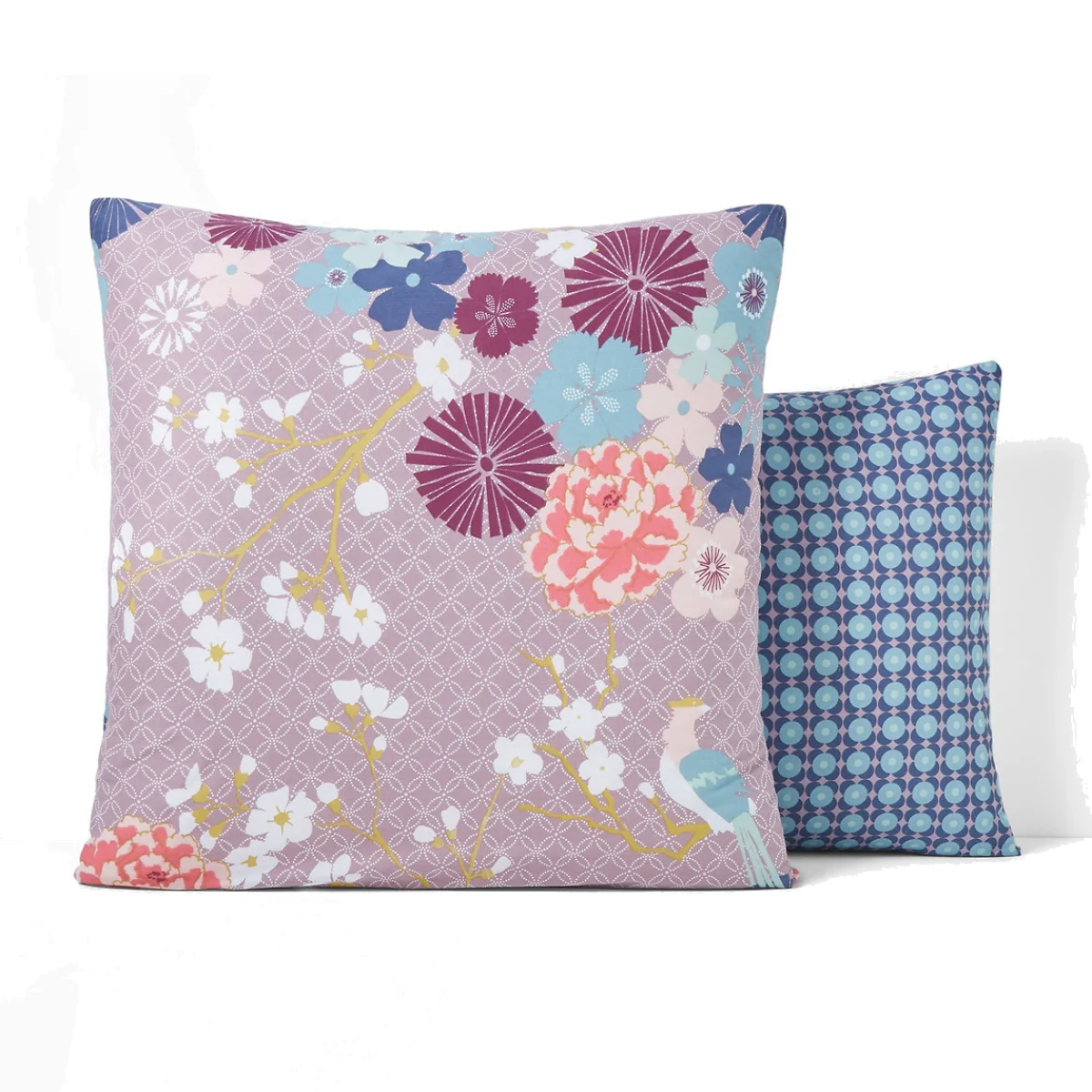 Miss China Exotic Floral 100% Cotton Pillowcase – image 1