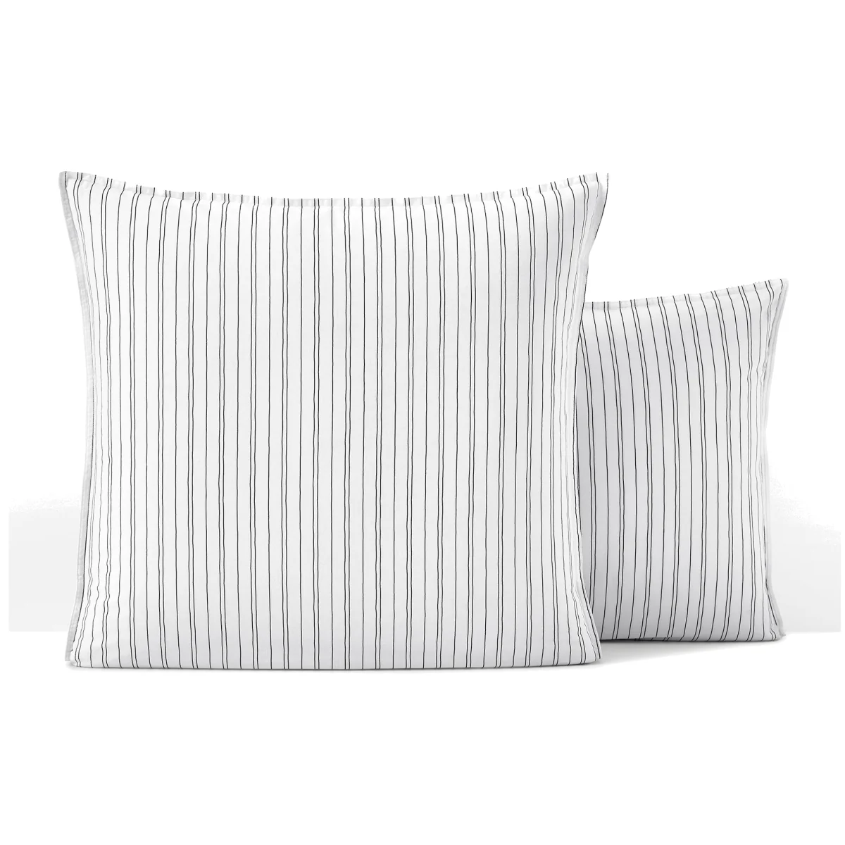 Monille Striped 100% Washed Cotton Pillowcase – image 1