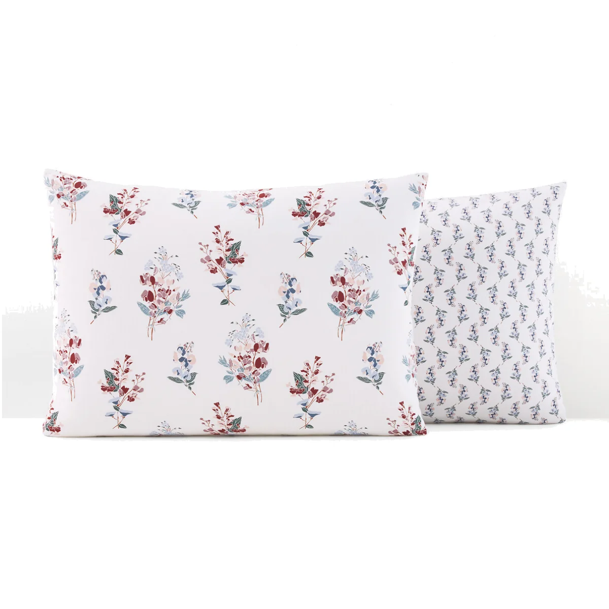 Jeanne Floral 100% Washed Cotton Pillowcase – image 1