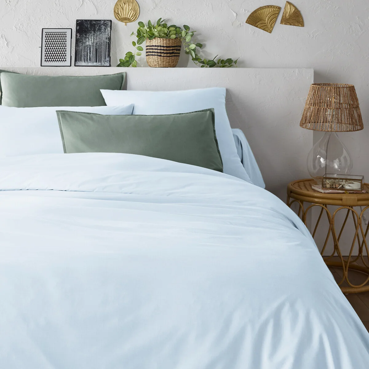 Scenario Plain Cotton Percale Pillowcase – image 2