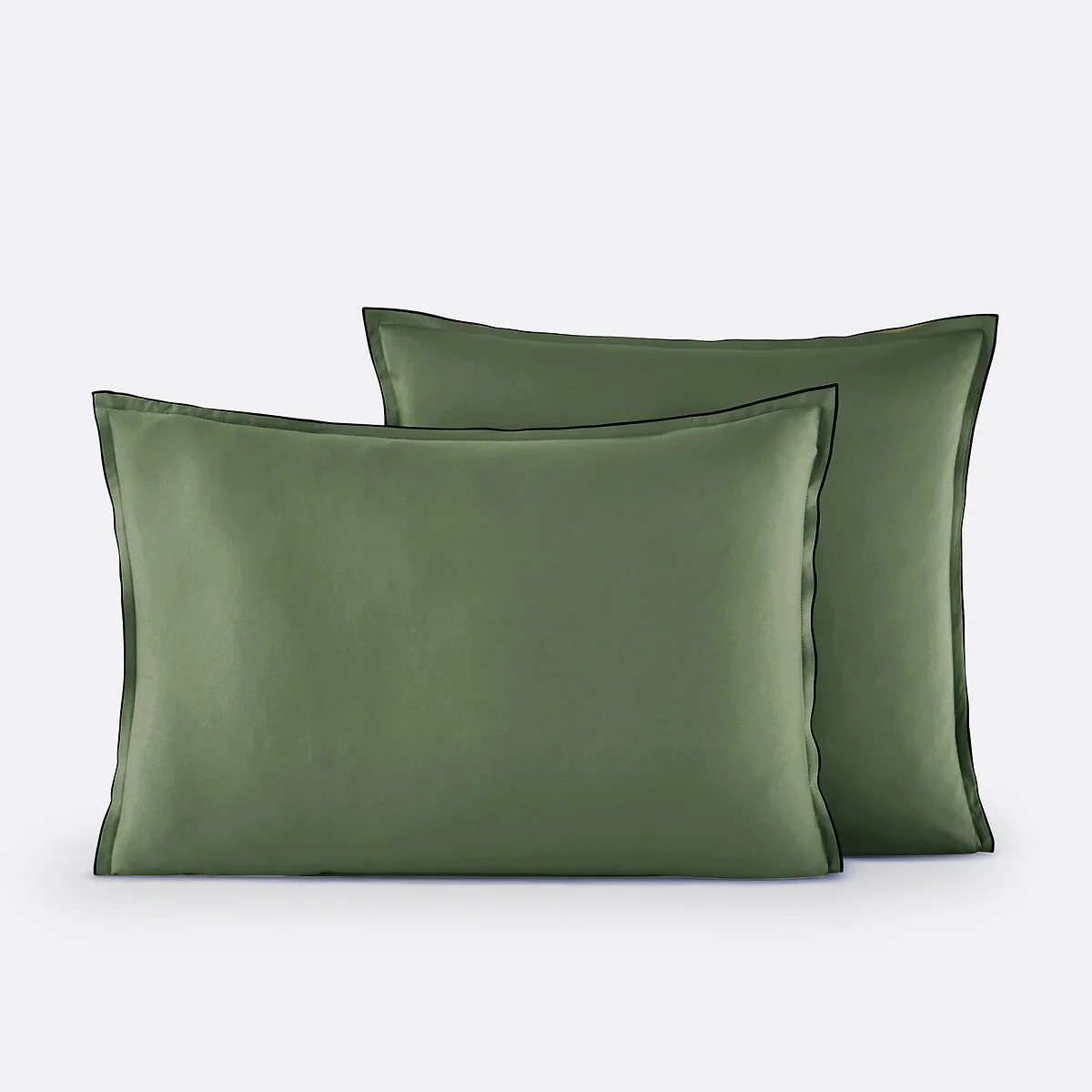Victor Plain 100% Washed Cotton Satin 300 Thread Count Pillowcase – image 2
