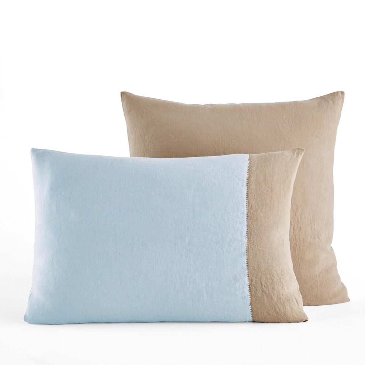 Hempi Two-Tone 100% Washed Hemp Pillowcase – image 2